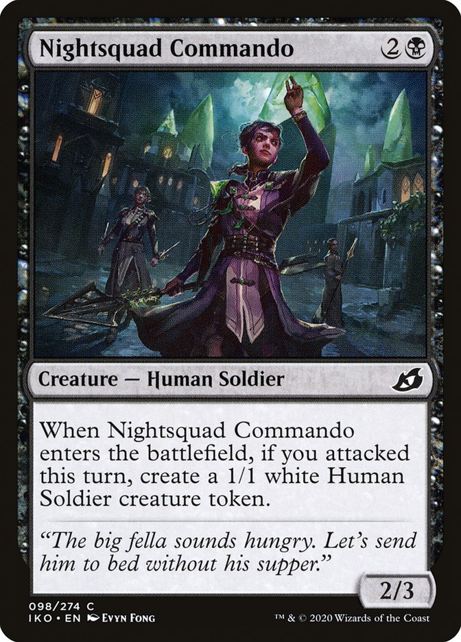 Nightsquad Commando [Ikoria: Lair of Behemoths] | Dumpster Cat Games