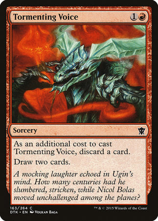 Tormenting Voice [Dragons of Tarkir] | Dumpster Cat Games