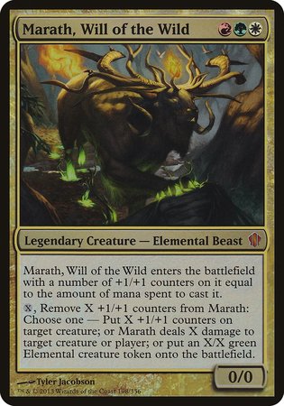 Marath, Will of the Wild (Commander 2013) [Commander 2013 Oversized] | Dumpster Cat Games