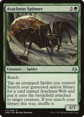 Arachnus Spinner [Modern Masters 2017] | Dumpster Cat Games