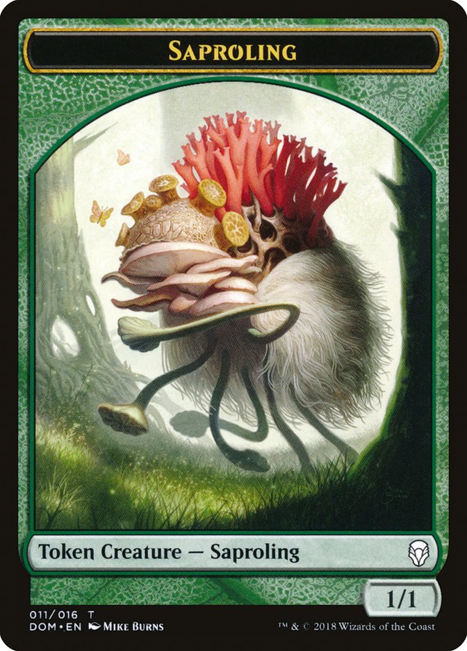 Saproling (011/016) [Dominaria Tokens] | Dumpster Cat Games