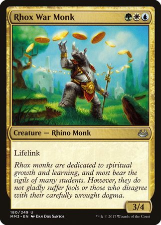 Rhox War Monk [Modern Masters 2017] | Dumpster Cat Games