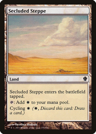 Secluded Steppe [Commander 2013] | Dumpster Cat Games