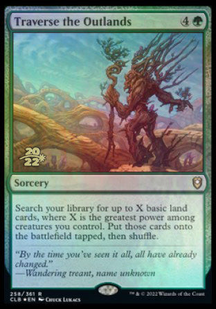 Traverse the Outlands [Commander Legends: Battle for Baldur's Gate Prerelease Promos] | Dumpster Cat Games