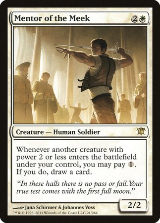Mentor of the Meek [Innistrad] | Dumpster Cat Games