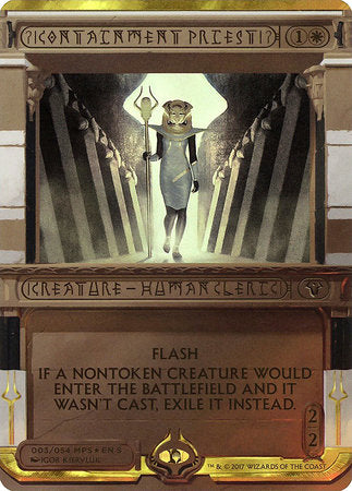Containment Priest [Amonkhet Invocations] | Dumpster Cat Games