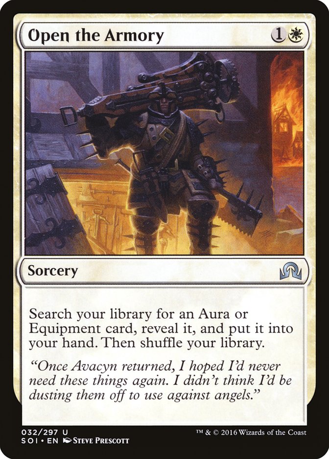 Open the Armory [Shadows over Innistrad] | Dumpster Cat Games