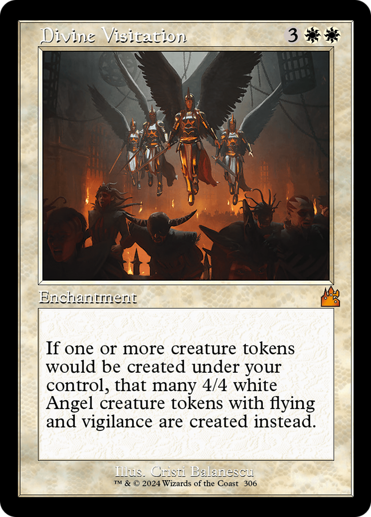 Divine Visitation (Retro Frame) [Ravnica Remastered] | Dumpster Cat Games