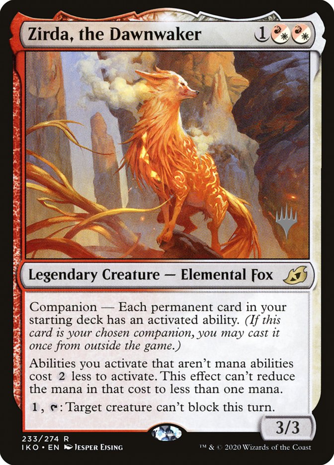 Zirda, the Dawnwaker (Promo Pack) [Ikoria: Lair of Behemoths Promos] | Dumpster Cat Games