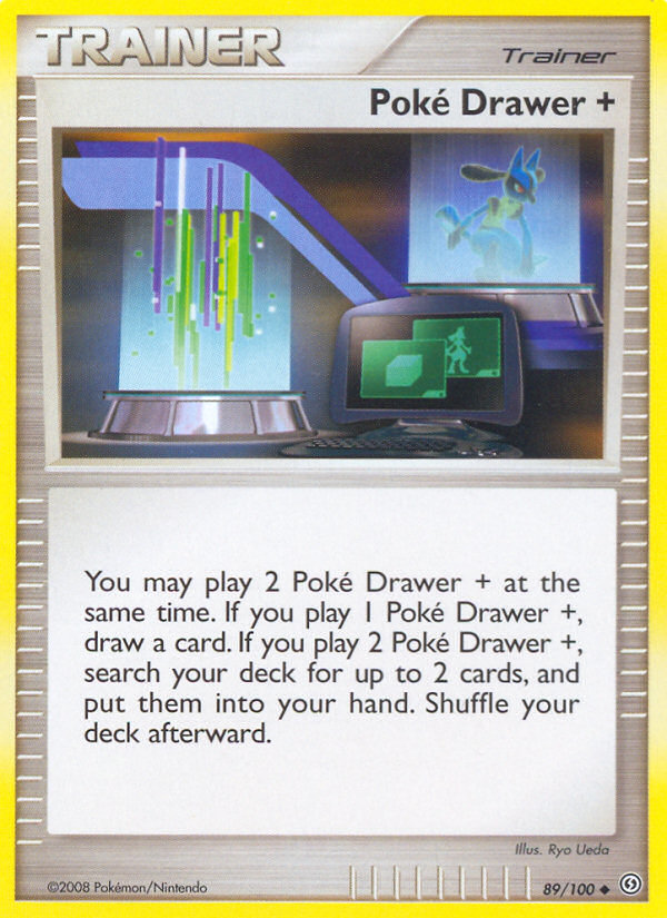 Poke Drawer + (89/100) [Diamond & Pearl: Stormfront] | Dumpster Cat Games