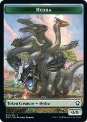 Snake // Hydra Double-sided Token [Dominaria United Commander Tokens] | Dumpster Cat Games