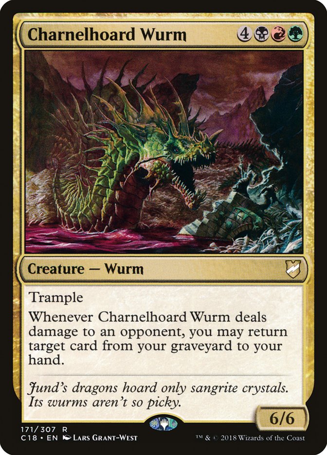 Charnelhoard Wurm [Commander 2018] | Dumpster Cat Games