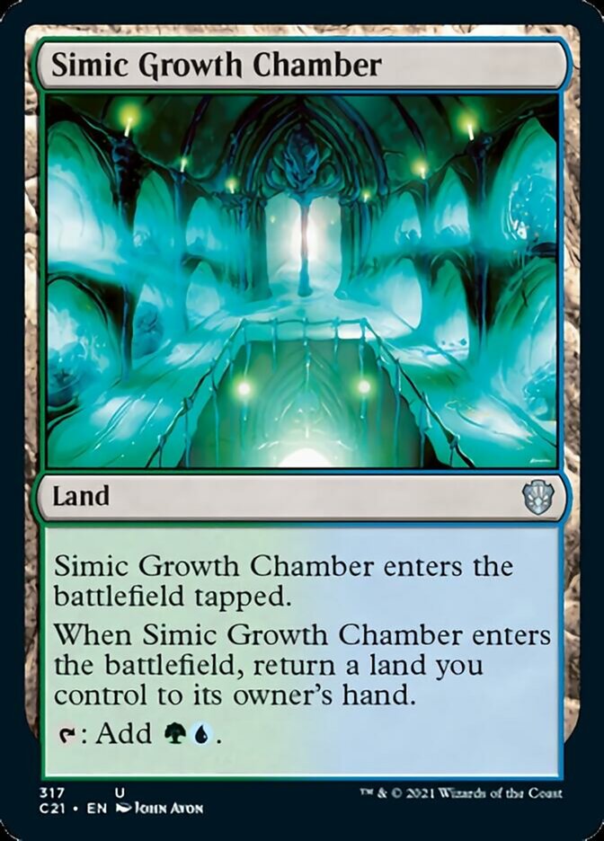 Simic Growth Chamber [Commander 2021] | Dumpster Cat Games