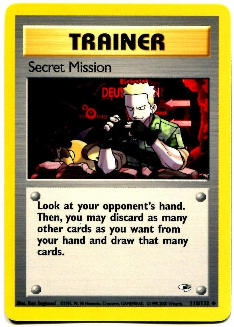 Secret Mission (118/132) [Gym Heroes Unlimited] | Dumpster Cat Games