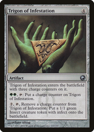 Trigon of Infestation [Scars of Mirrodin] | Dumpster Cat Games