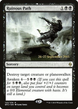 Ruinous Path [Battle for Zendikar Promos] | Dumpster Cat Games