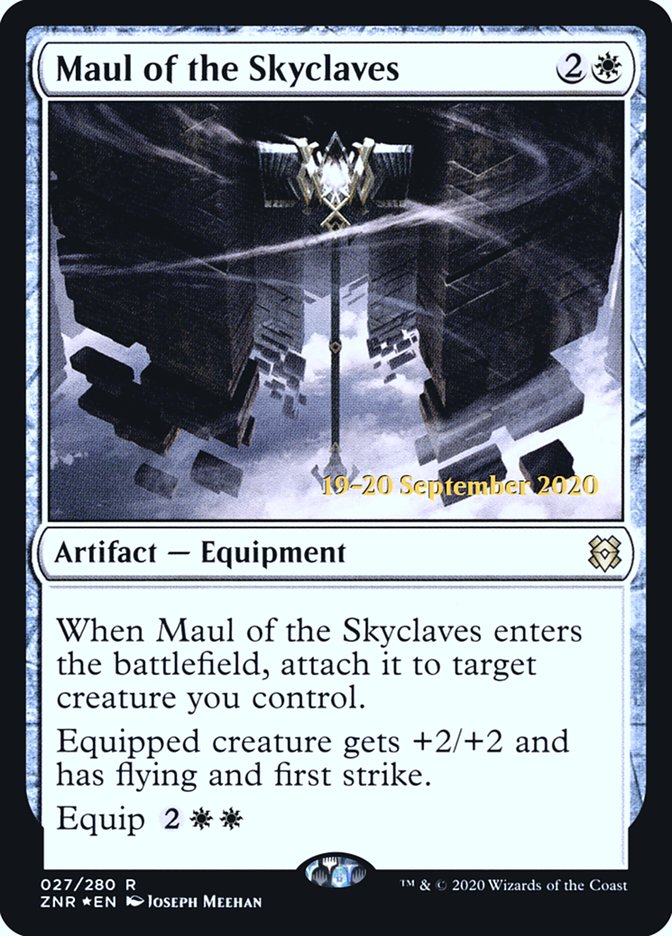Maul of the Skyclaves  (Prerelease) [Zendikar Rising Prerelease Promos] | Dumpster Cat Games