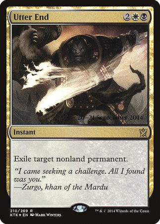 Utter End [Khans of Tarkir Promos] | Dumpster Cat Games