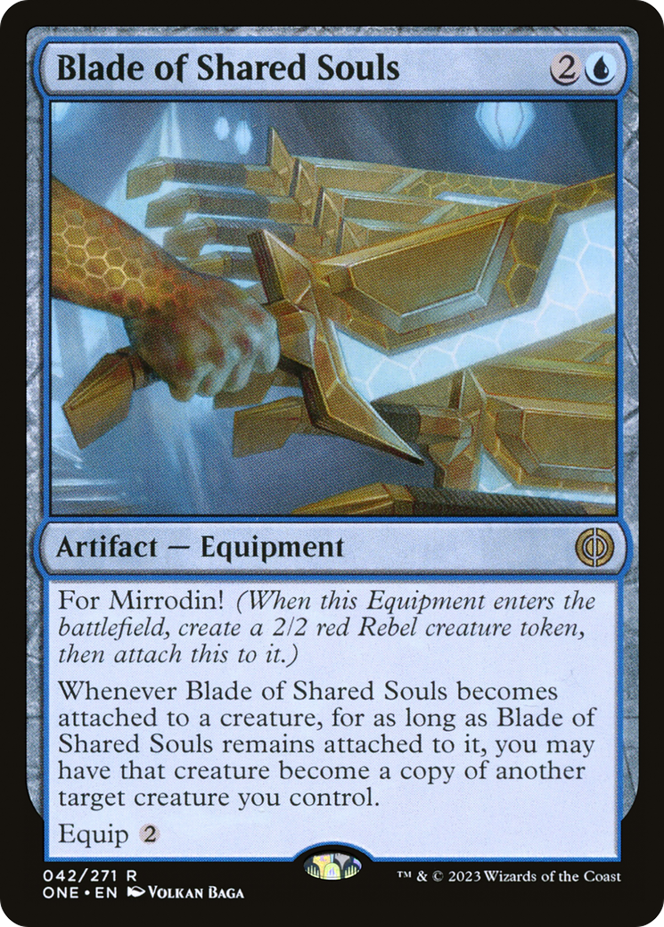 Blade of Shared Souls [Phyrexia: All Will Be One] | Dumpster Cat Games