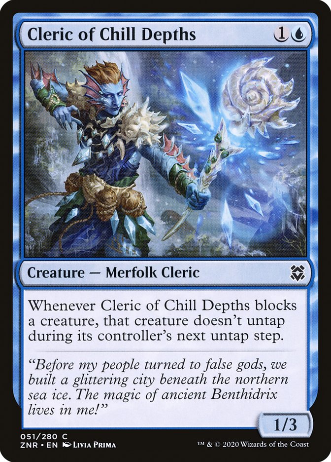 Cleric of Chill Depths [Zendikar Rising] | Dumpster Cat Games