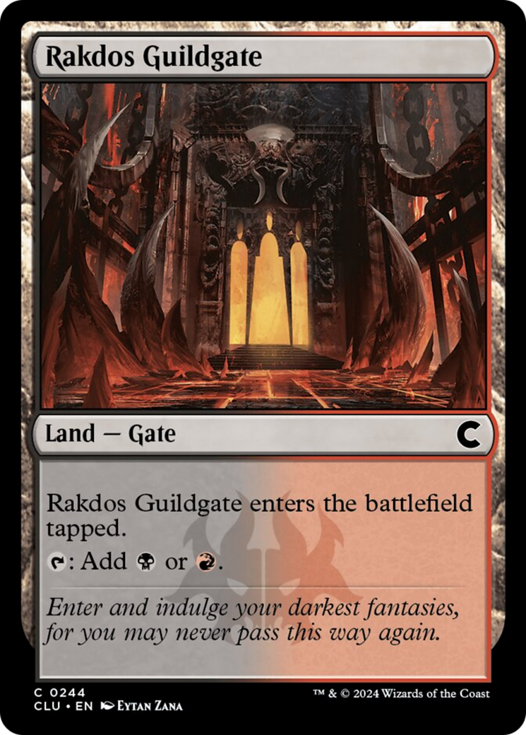 Rakdos Guildgate [Ravnica: Clue Edition] | Dumpster Cat Games