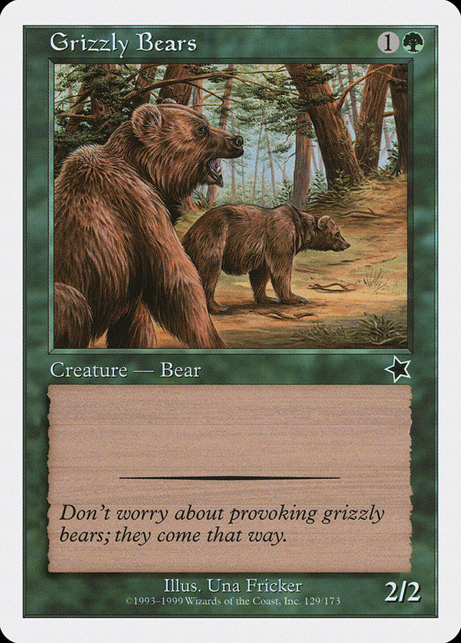 Grizzly Bears [Starter 1999] | Dumpster Cat Games
