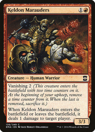 Keldon Marauders [Eternal Masters] | Dumpster Cat Games