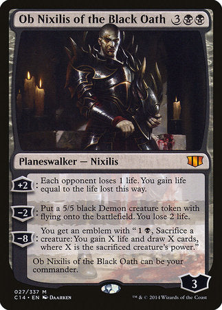 Ob Nixilis of the Black Oath [Commander 2014] | Dumpster Cat Games