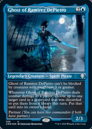 Ghost of Ramirez DePietro (Foil Etched) [Commander Legends] | Dumpster Cat Games