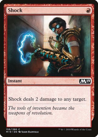 Shock [Core Set 2019] | Dumpster Cat Games