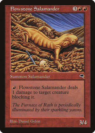 Flowstone Salamander [Tempest] | Dumpster Cat Games
