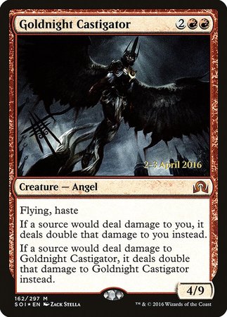 Goldnight Castigator [Shadows over Innistrad Promos] | Dumpster Cat Games