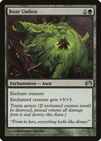 Boar Umbra [Planechase 2012] | Dumpster Cat Games