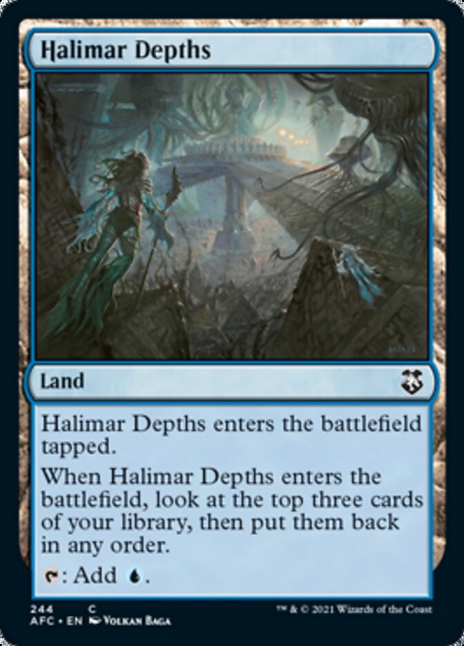 Halimar Depths [Dungeons & Dragons: Adventures in the Forgotten Realms Commander] | Dumpster Cat Games