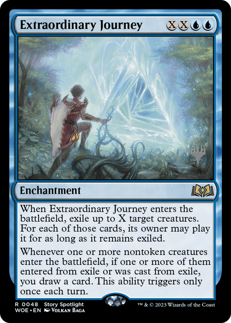 Extraordinary Journey (Promo Pack) [Wilds of Eldraine Promos] | Dumpster Cat Games