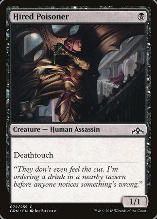 Hired Poisoner [Guilds of Ravnica] | Dumpster Cat Games