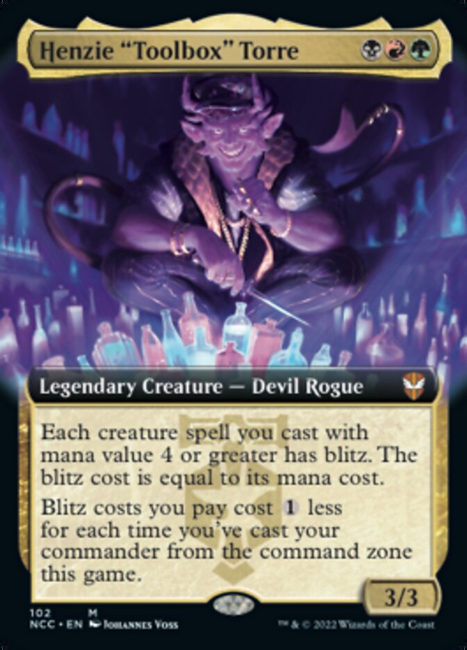 Henzie "Toolbox" Torre (Extended Art) [Streets of New Capenna Commander] | Dumpster Cat Games