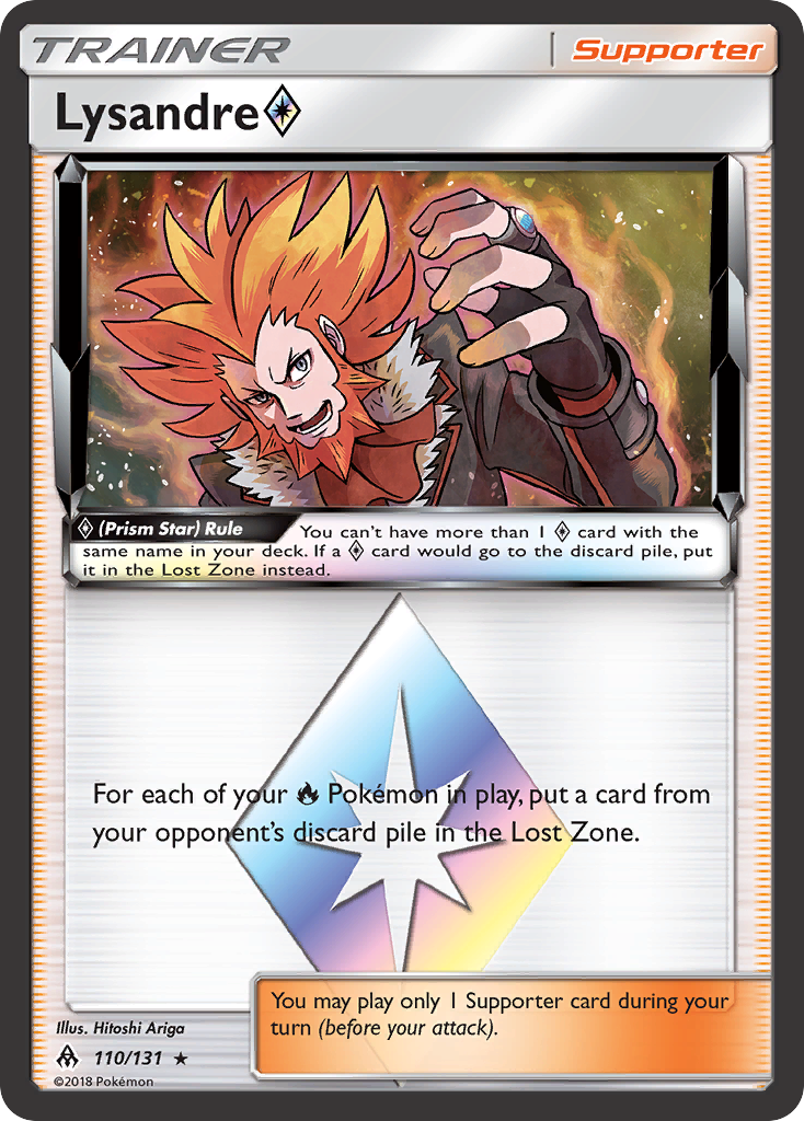 Lysandre (110/131) (Prism Star) [Sun & Moon: Forbidden Light] | Dumpster Cat Games
