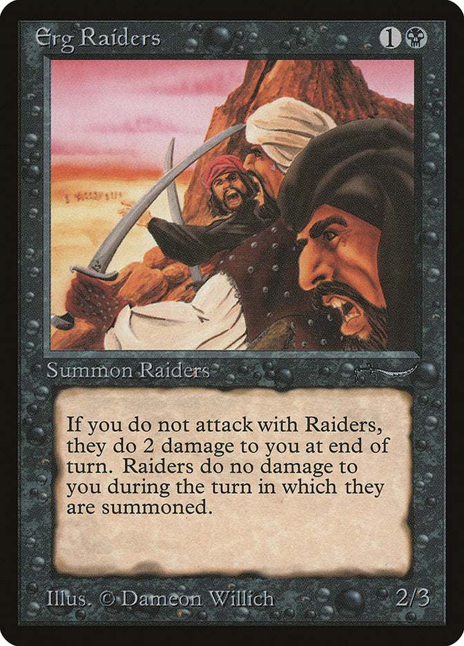 Erg Raiders (Light Mana Cost) [Arabian Nights] | Dumpster Cat Games