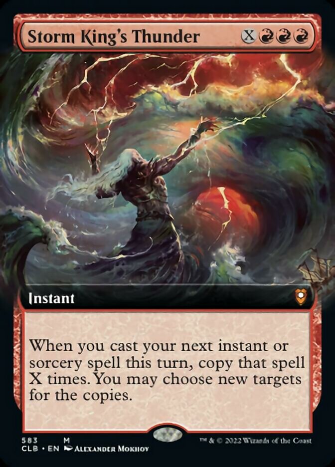 Storm King's Thunder (Extended Art) [Commander Legends: Battle for Baldur's Gate] | Dumpster Cat Games