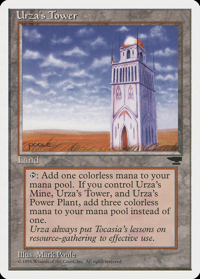 Urza's Tower (Plains) [Chronicles] | Dumpster Cat Games