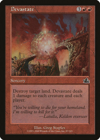 Devastate [Prophecy] | Dumpster Cat Games