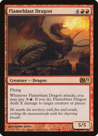 Flameblast Dragon [Magic 2012] | Dumpster Cat Games