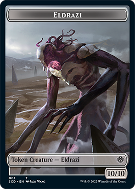 Eldrazi // Soldier Double-Sided Token [Starter Commander Decks] | Dumpster Cat Games