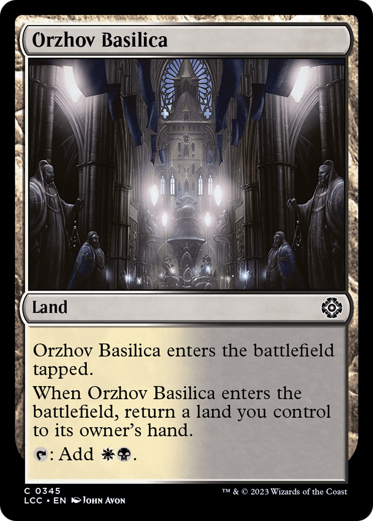 Orzhov Basilica [The Lost Caverns of Ixalan Commander] | Dumpster Cat Games