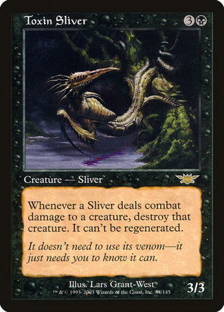 Toxin Sliver [Legions] | Dumpster Cat Games