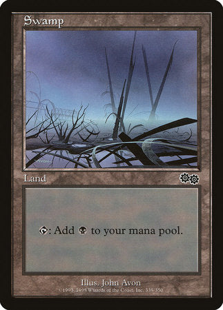 Swamp (339) [Urza's Saga] | Dumpster Cat Games