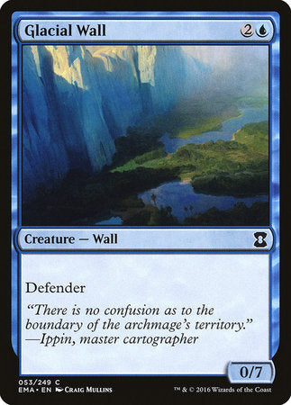Glacial Wall [Eternal Masters] | Dumpster Cat Games