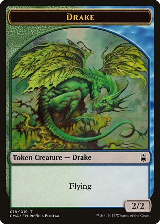 Drake Token (018) [Commander Anthology Tokens] | Dumpster Cat Games