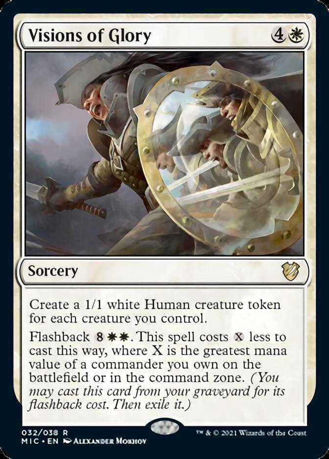 Visions of Glory [Innistrad: Midnight Hunt Commander] | Dumpster Cat Games